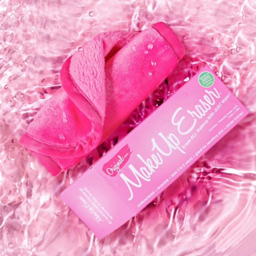 The Original Pink Makeup Eraser Brand New In Box Full Size 💯 Authentic!